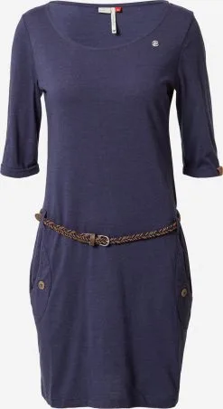 Ragwear Jerseyjurken Jurk TANYA Dames Navy