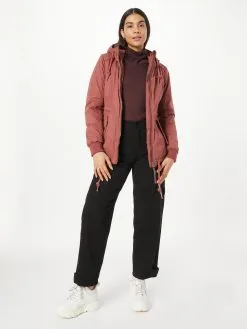 Ragwear Parkas Tussenparka DANKA Dames Pastelrood -Ragwear Verkoop 046a660346fb9c1921af99a5ae289572