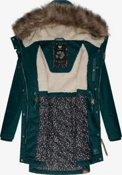 Ragwear Parkas Winterparka Tawny Dames Donkergroen -Ragwear Verkoop 056cc071dc1b5f53d87a58facf1ca34e