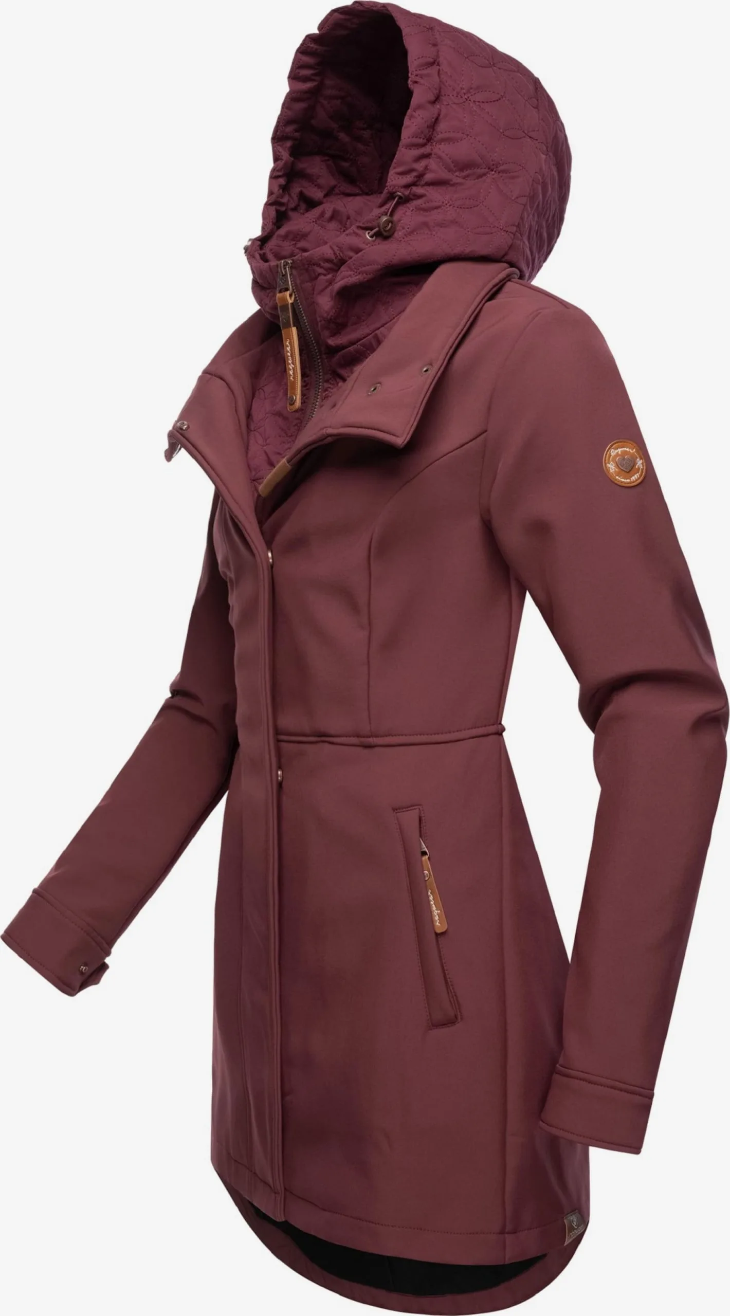 Ragwear Parkas Tussenparka Ybela Dames Wijnrood 2 Ragwear Parkas Tussenparka Ybela Dames Wijnrood - Image 2