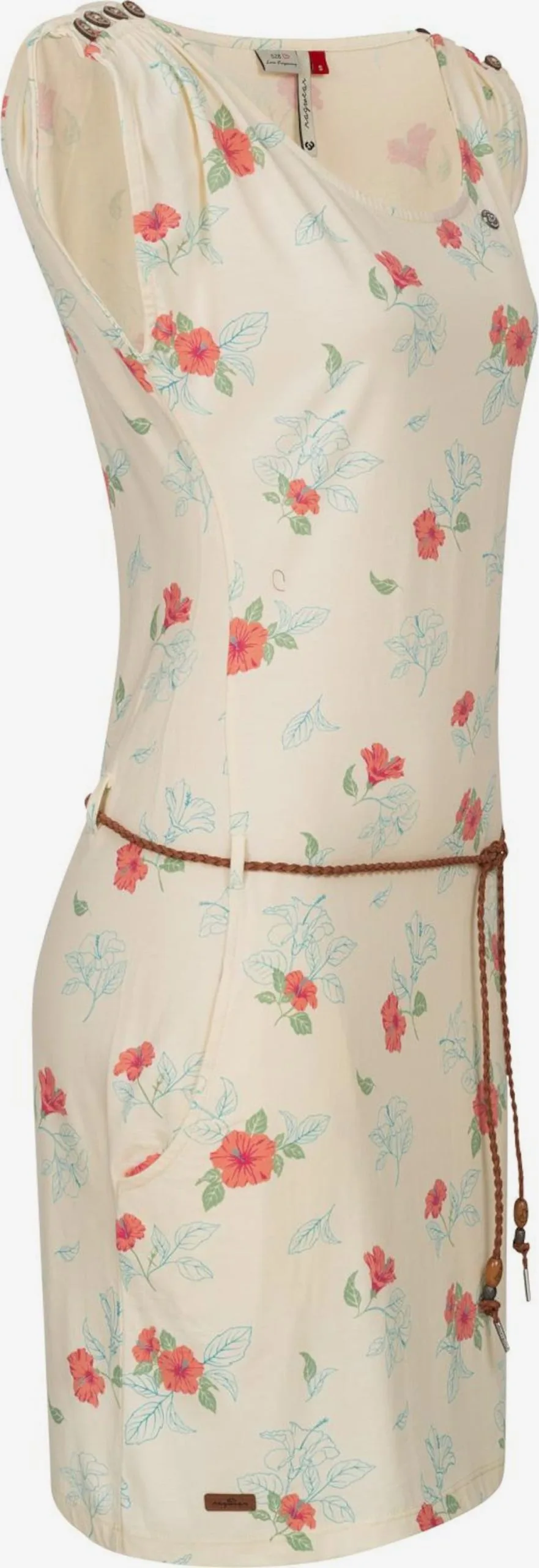 Ragwear Jerseyjurken Jurk Chego Dames Wolwit 2 Ragwear Jerseyjurken Jurk Chego Dames Wolwit - Image 2