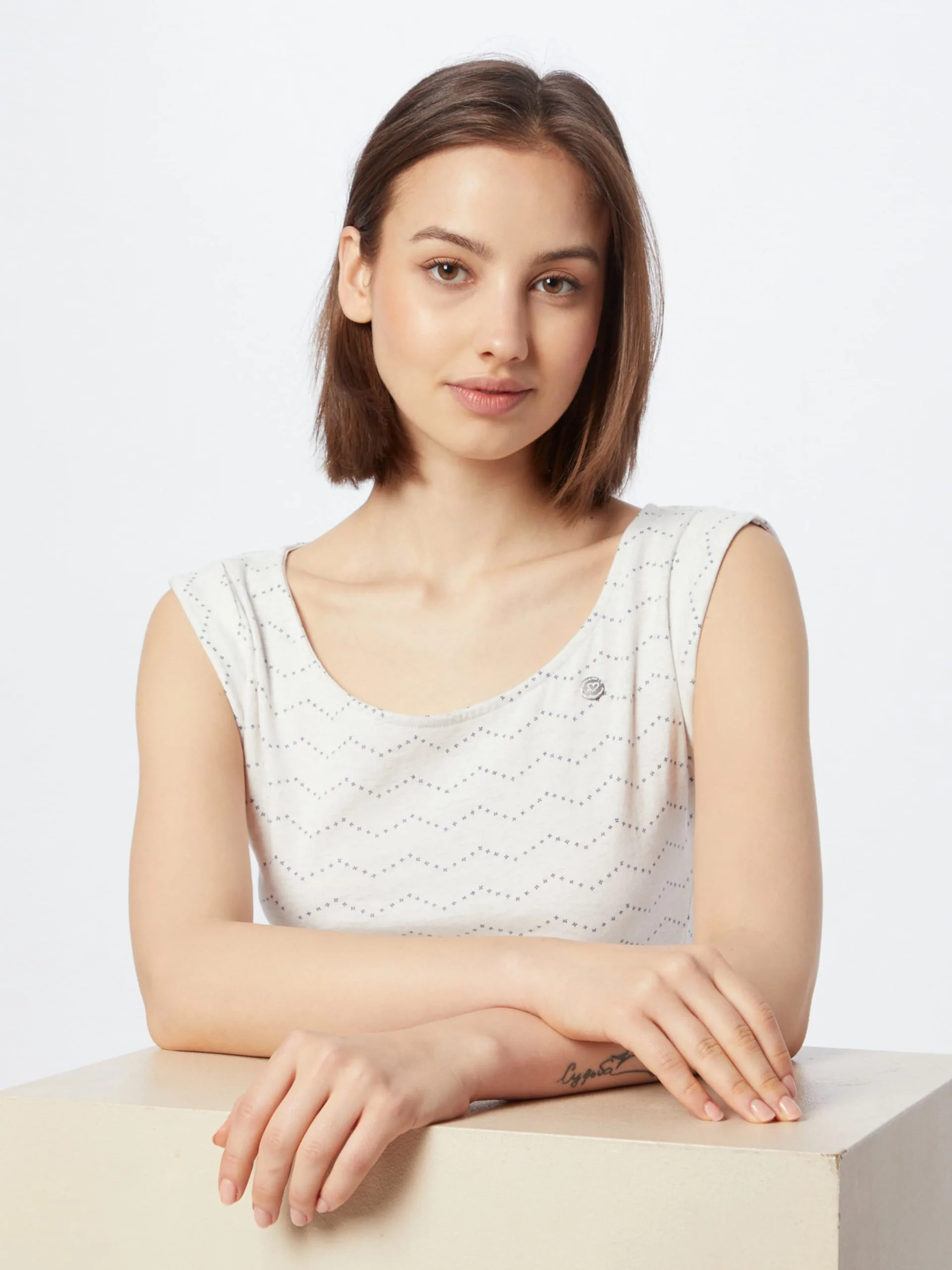 Ragwear Jerseyjurken Jurk TAGG Dames Wit 2 Ragwear Jerseyjurken Jurk TAGG Dames Wit - Image 2