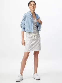 Ragwear Jerseyjurken Jurk Tamy Dames Wit Gemêleerd -Ragwear Verkoop 063e93481b2178e59ec2fcd8b29f8c3c