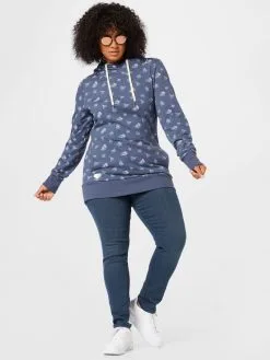 Hoodies Sweatshirt GRIPY Dames Lichtblauw / Blauw Gemêleerd -Ragwear Verkoop 0796ca55dea1572a35a38c4a0fdb05d0