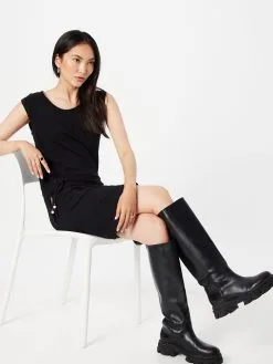 Ragwear Jerseyjurken Jurk Dames Zwart -Ragwear Verkoop 086e5c87053938b6339e014669db787e