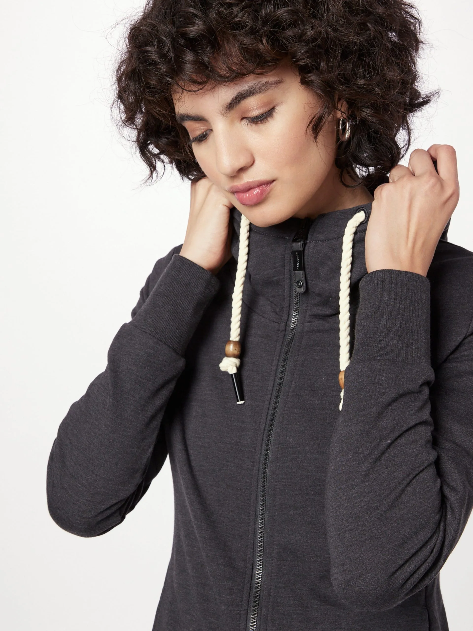 Ragwear Sweatvesten Sweatvest PAYA Dames Zwart 2 Ragwear Sweatvesten Sweatvest PAYA Dames Zwart - Image 2