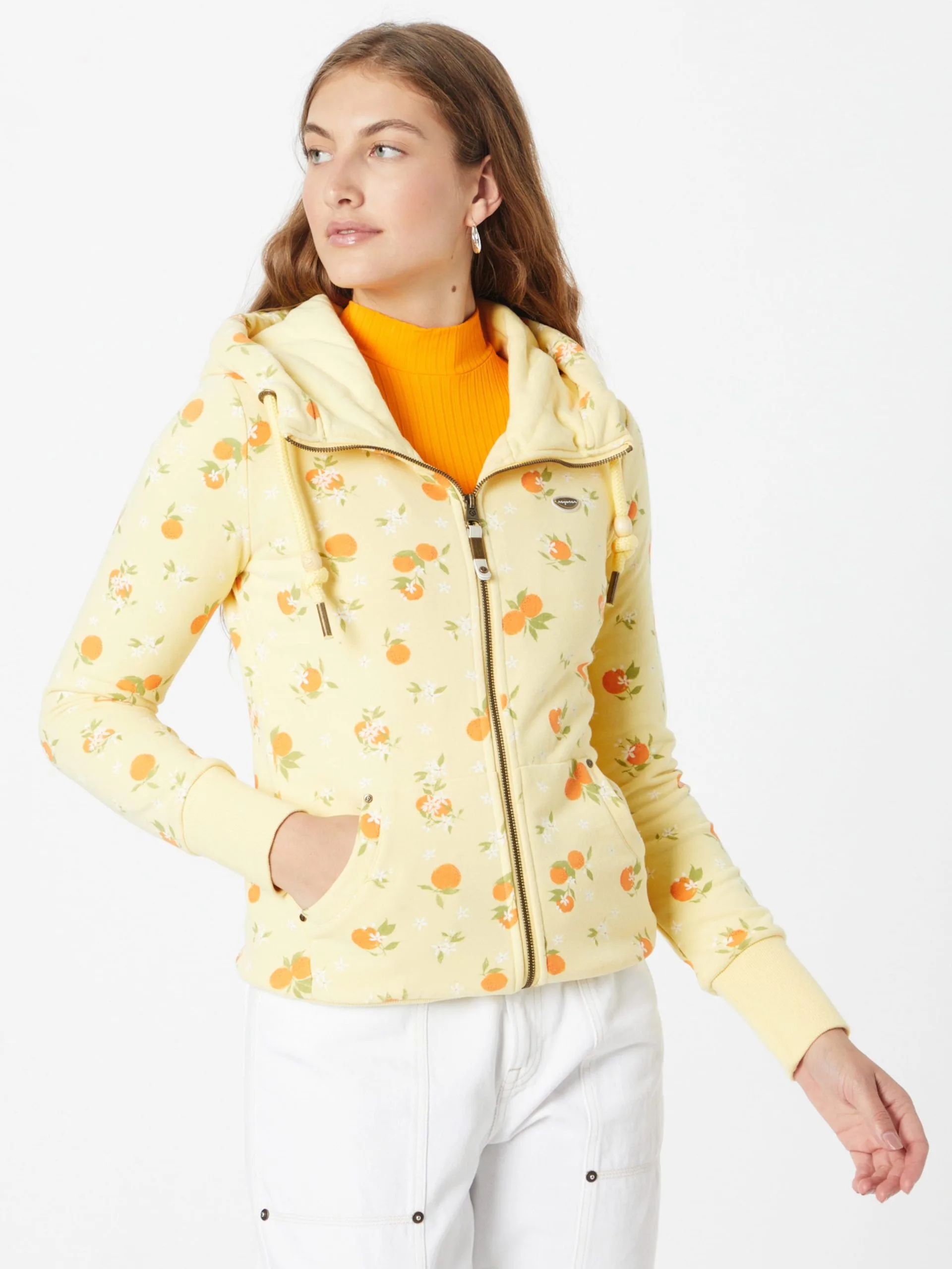 Ragwear Sweatvesten Sweatvest NESKA Dames Lichtgeel 3 Ragwear Sweatvesten Sweatvest NESKA Dames Lichtgeel - Image 3