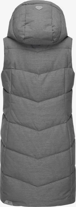 Ragwear Bodywarmers Bodywarmer Pavla Dames Grijs -Ragwear Verkoop 0aff57bb59460516e49c0b317a771103