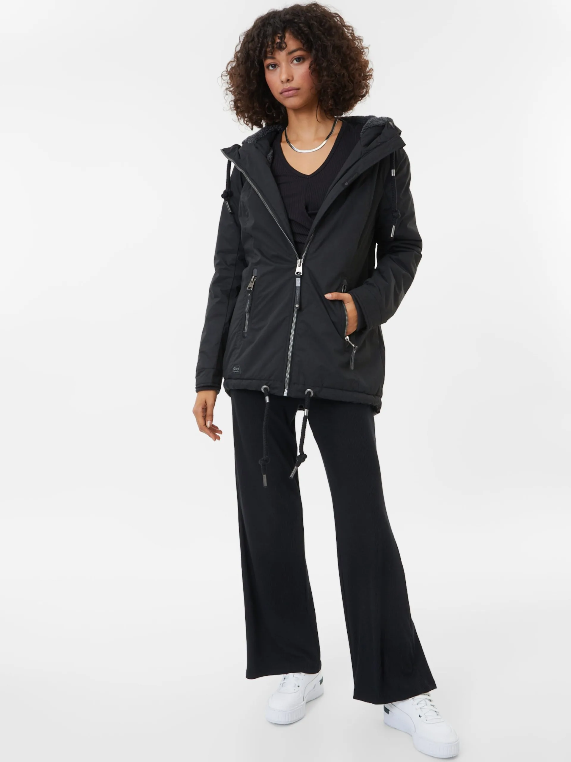 Ragwear Outdoor Jassen Functionele Jas ZUZKA Dames Zwart 5 Ragwear Outdoor Jassen Functionele Jas ZUZKA Dames Zwart - Image 5