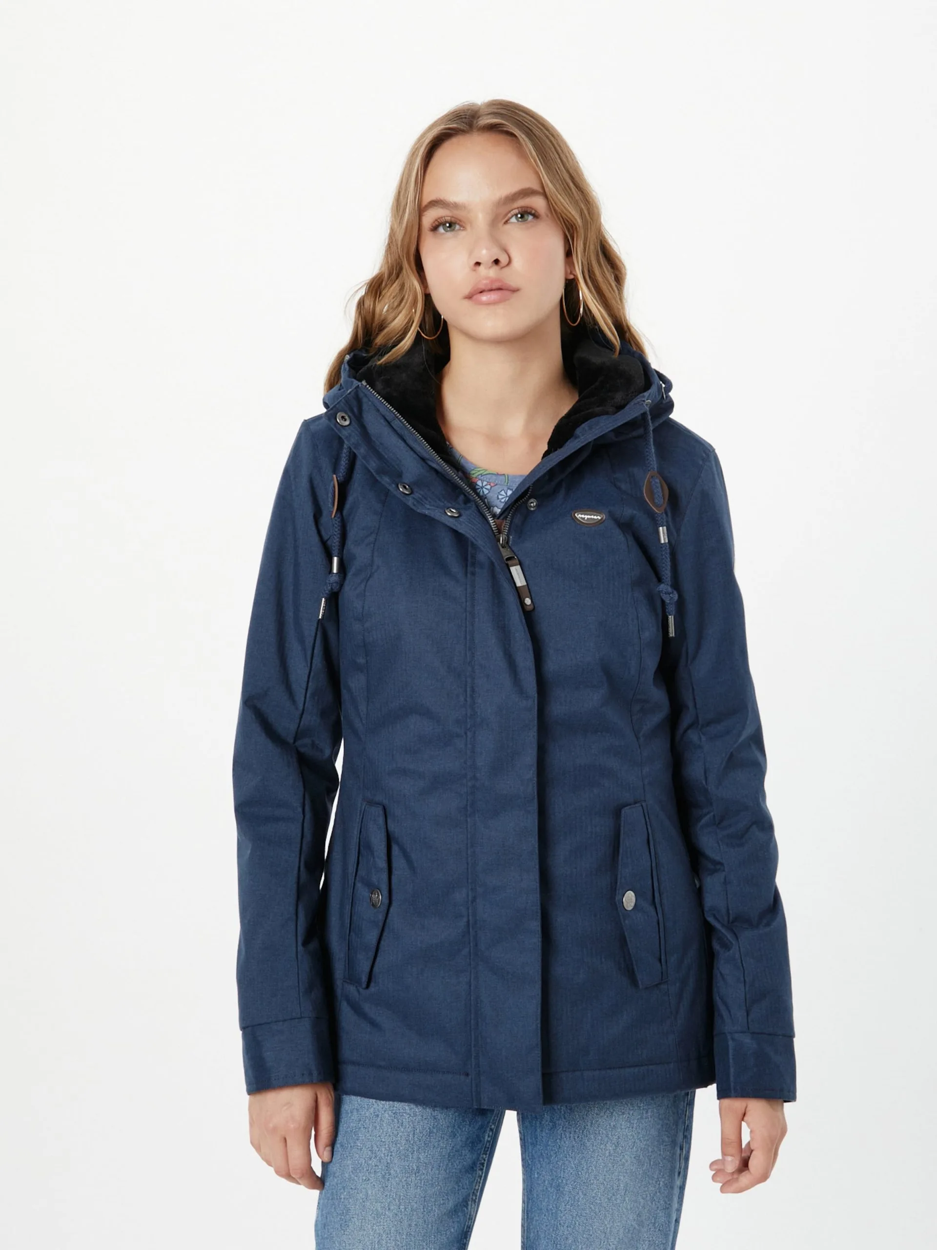 Ragwear Parkas Tussenparka MONADDE Dames Navy 3 Ragwear Parkas Tussenparka MONADDE Dames Navy - Image 3