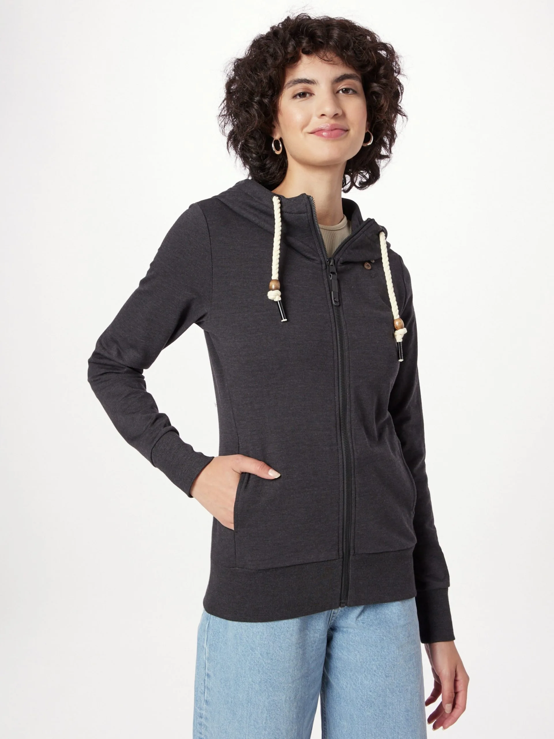 Ragwear Sweatvesten Sweatvest PAYA Dames Zwart 3 Ragwear Sweatvesten Sweatvest PAYA Dames Zwart - Image 3