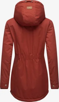 Ragwear Outdoor Jassen Functionele Jas Zuzka Dames Roestrood -Ragwear Verkoop 10f6ddd340f74669e21ace220536dc80