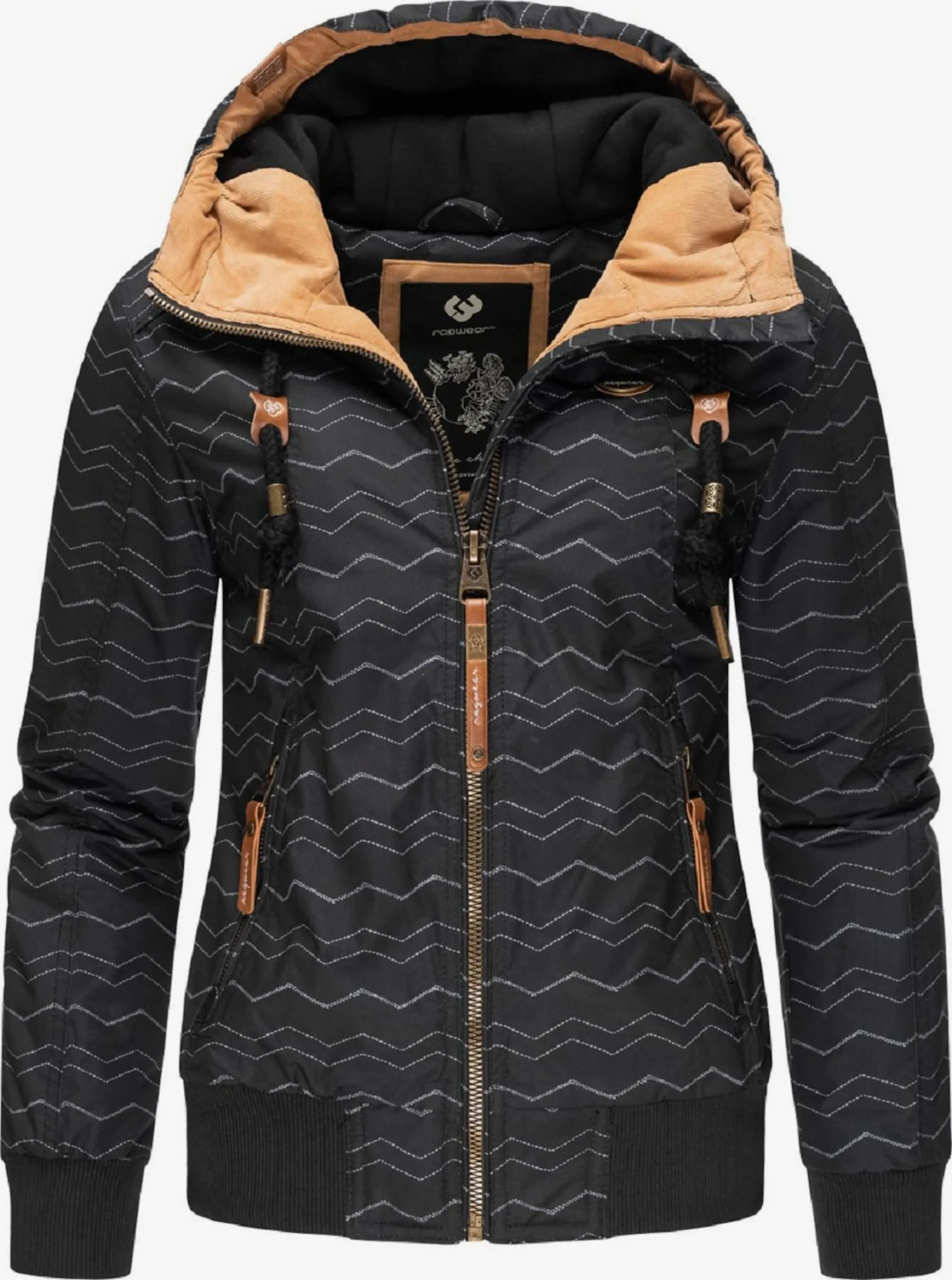 Ragwear Winterjassen Winterjas Druna Dames Zwart 2 Ragwear Winterjassen Winterjas Druna Dames Zwart - Image 2
