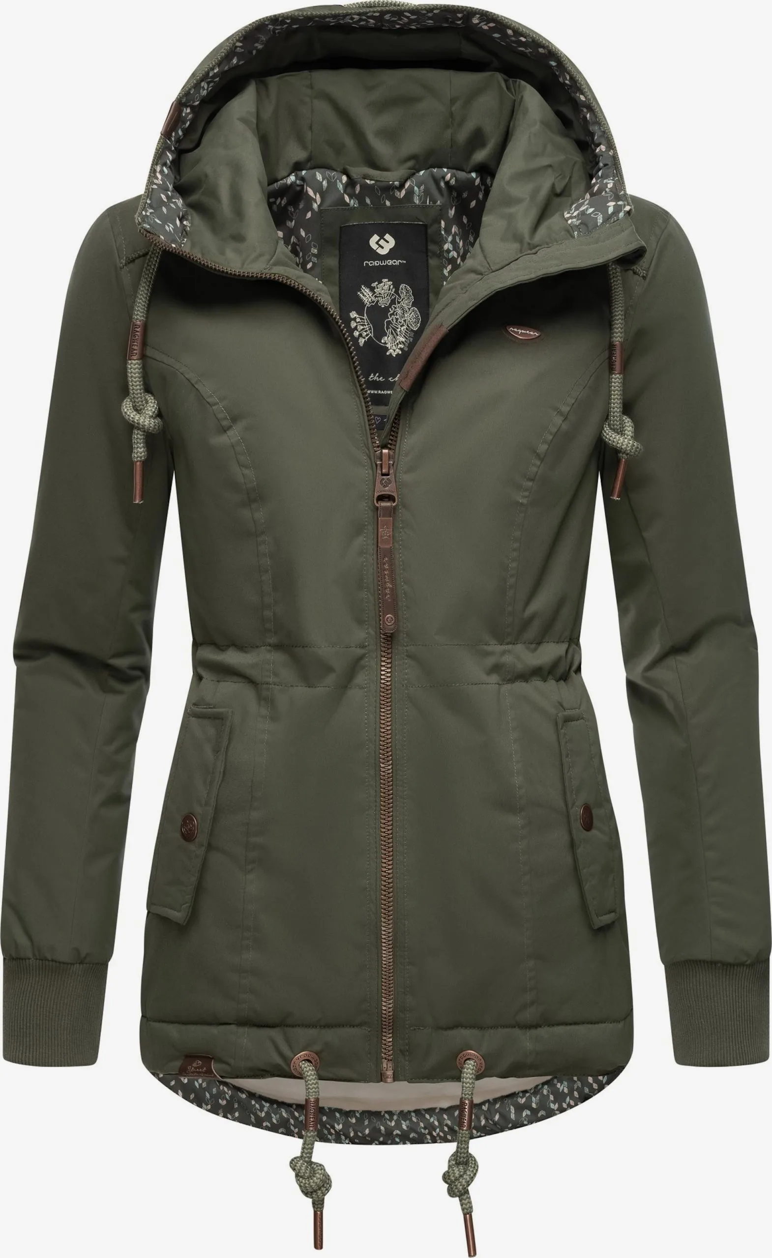 Ragwear Outdoor Jassen Functionele Jas Danka Dames Olijfgroen 1 Ragwear Outdoor Jassen Functionele Jas Danka Dames Olijfgroen