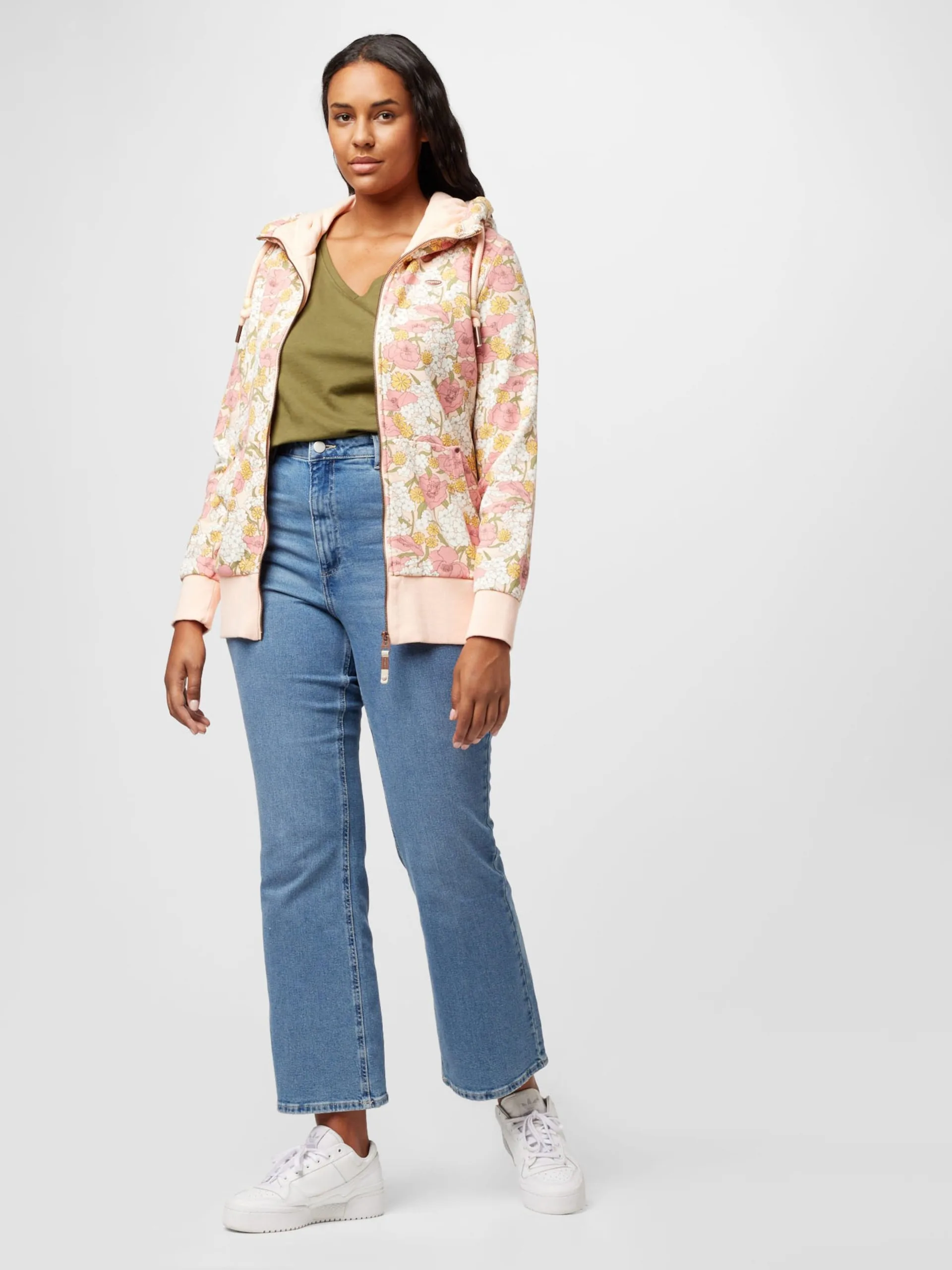 Sweatvesten Sweatvest NESKA Dames Perzik 5 Sweatvesten Sweatvest NESKA Dames Perzik - Image 5