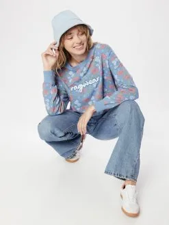 Ragwear Sweatshirts Sweatshirt JAVVA Dames Smoky Blue / Lichtblauw -Ragwear Verkoop 175c572f6d23e61f3c15b840a9bbd9ff