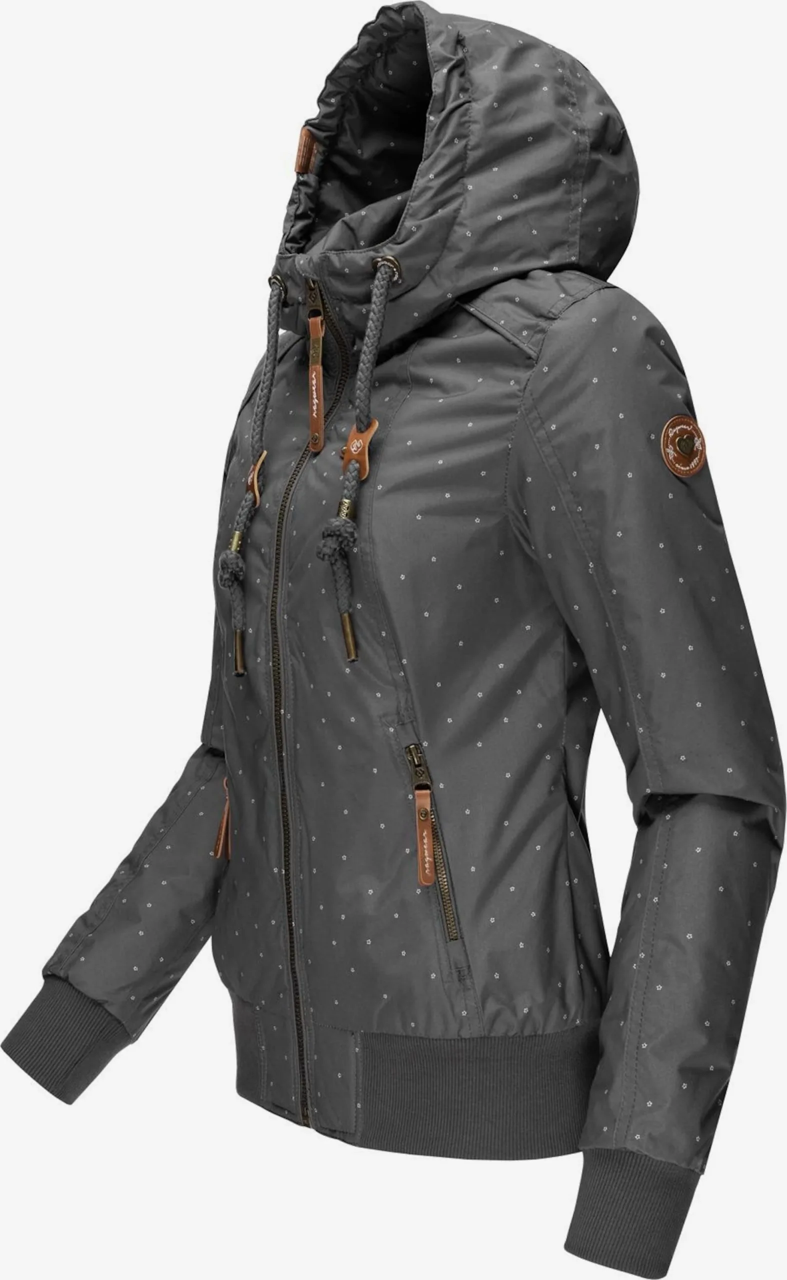 Ragwear Winterjassen Winterjas Druna Print Winter Dames Grijs 2 Ragwear Winterjassen Winterjas Druna Print Winter Dames Grijs - Image 2