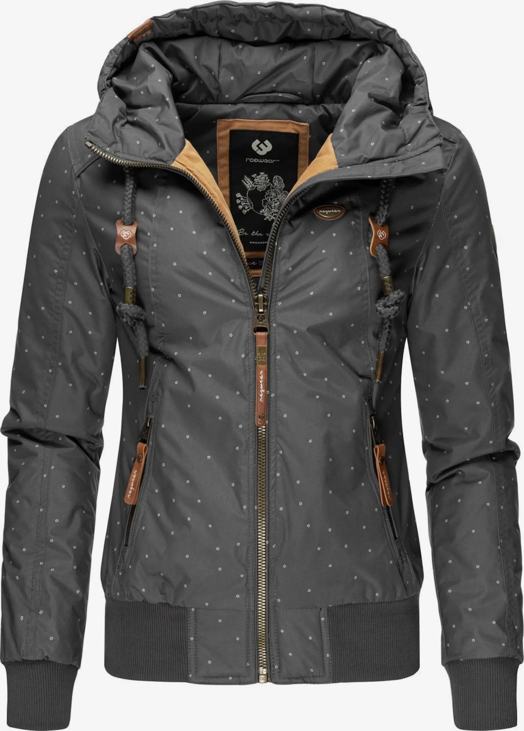 Ragwear Winterjassen Winterjas Druna Print Winter Dames Grijs 4 Ragwear Winterjassen Winterjas Druna Print Winter Dames Grijs - Image 4