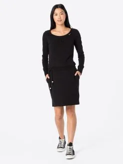 Ragwear Jerseyjurken Jurk PENELOPE Dames Zwart -Ragwear Verkoop 1ac5384273409c5efe2eec54e7177d2b