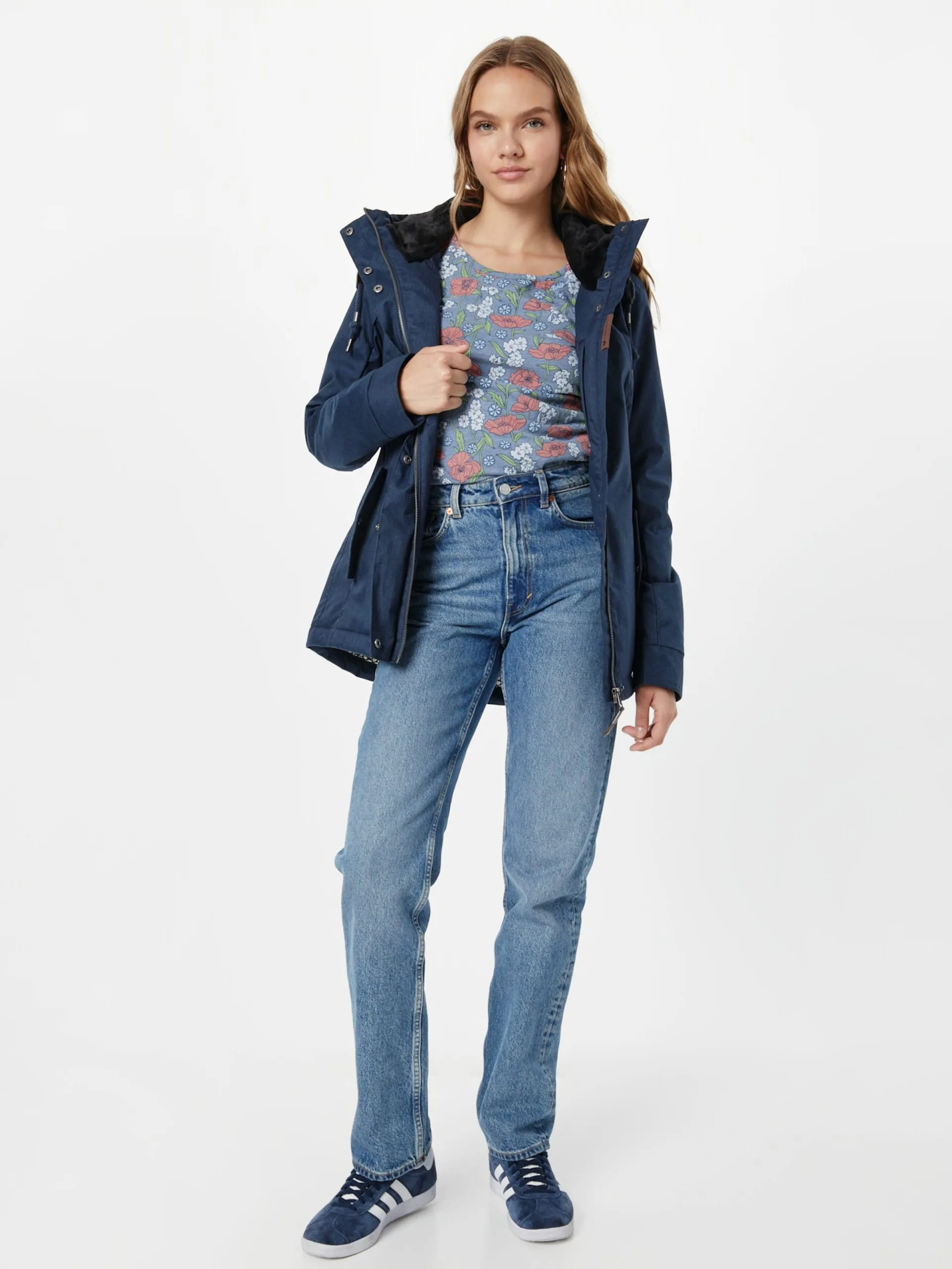 Ragwear Parkas Tussenparka MONADDE Dames Navy 5 Ragwear Parkas Tussenparka MONADDE Dames Navy - Image 5