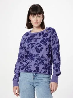 Ragwear Sweatshirts Sweatshirt NEREA Dames Nachtblauw / Blauw Gemêleerd -Ragwear Verkoop 1efee2a7a0327e5b4ac59f0c5ac86ccd