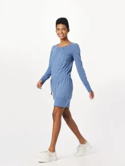 Ragwear Jerseyjurken Jurk ALEXA Dames Blauw -Ragwear Verkoop 232599c60171707af9aefe49c92b52f9