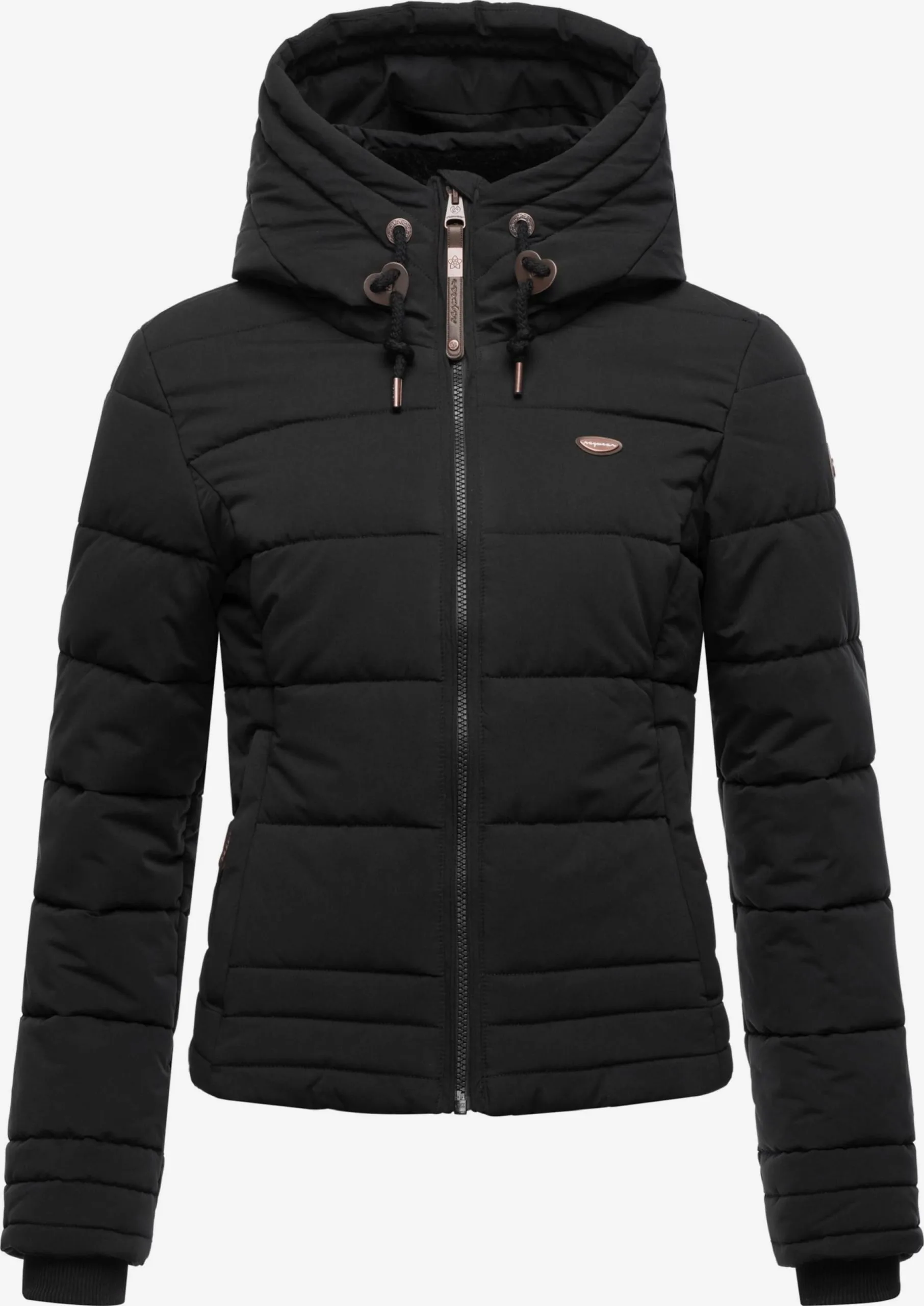 Ragwear Winterjassen Winterjas Novva Dames Zwart 1 Ragwear Winterjassen Winterjas Novva Dames Zwart