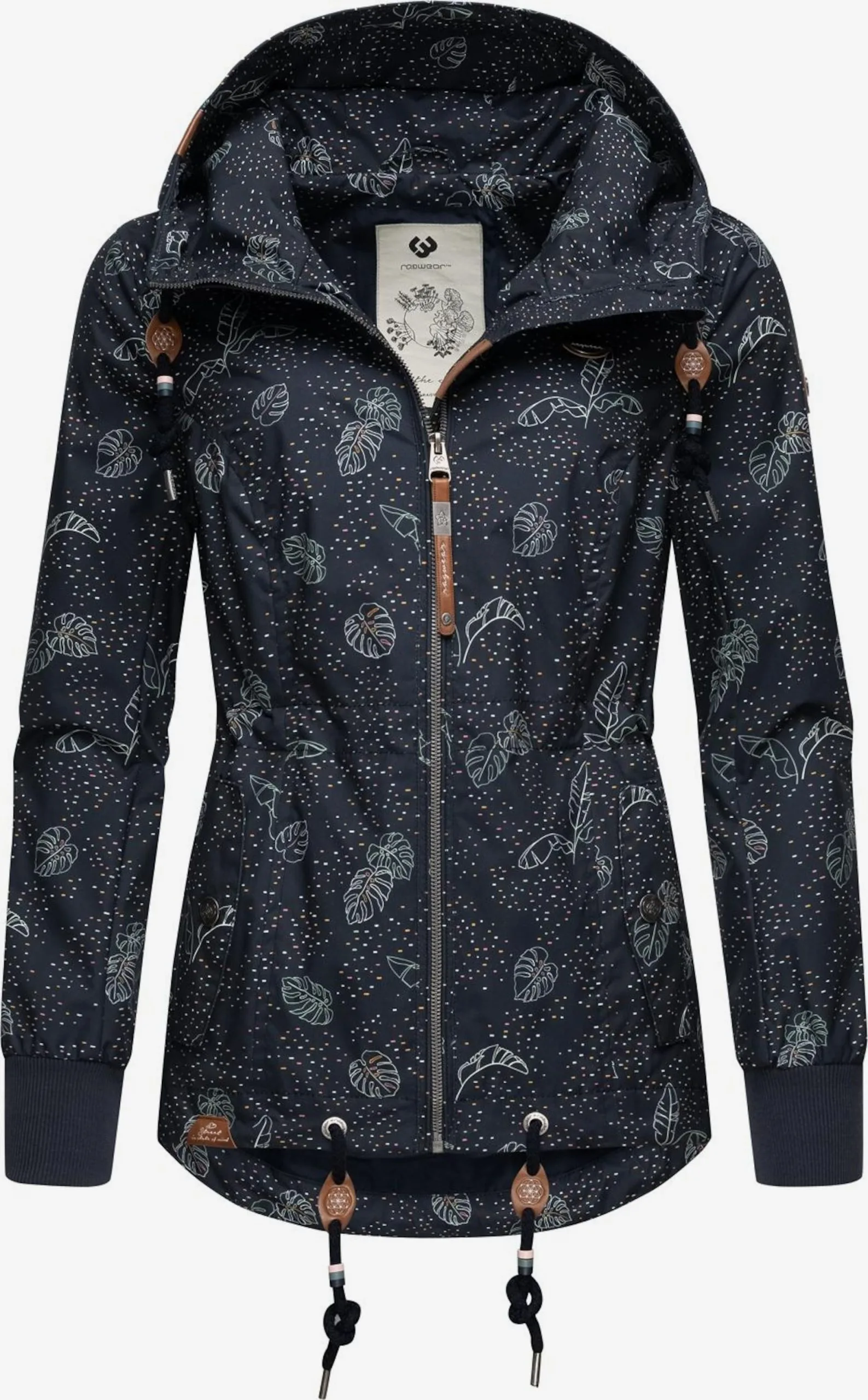 Ragwear Outdoor Jassen Functionele Jas Danka Dames Navy 1 Ragwear Outdoor Jassen Functionele Jas Danka Dames Navy