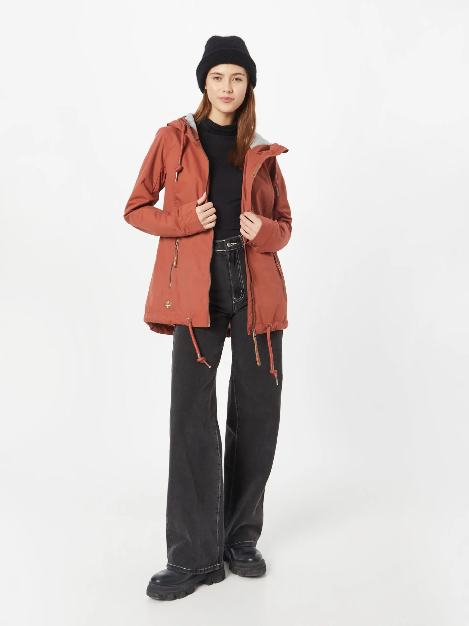 Ragwear Tussenjassen Tussenjas ZUZKA Dames Pastelrood 5 Ragwear Tussenjassen Tussenjas ZUZKA Dames Pastelrood - Image 5