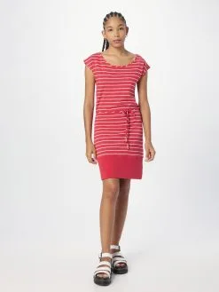 Ragwear Jerseyjurken Jurk SOCHO Dames Rood -Ragwear Verkoop 2ea8f94f1298c9869d62db11cea1d615