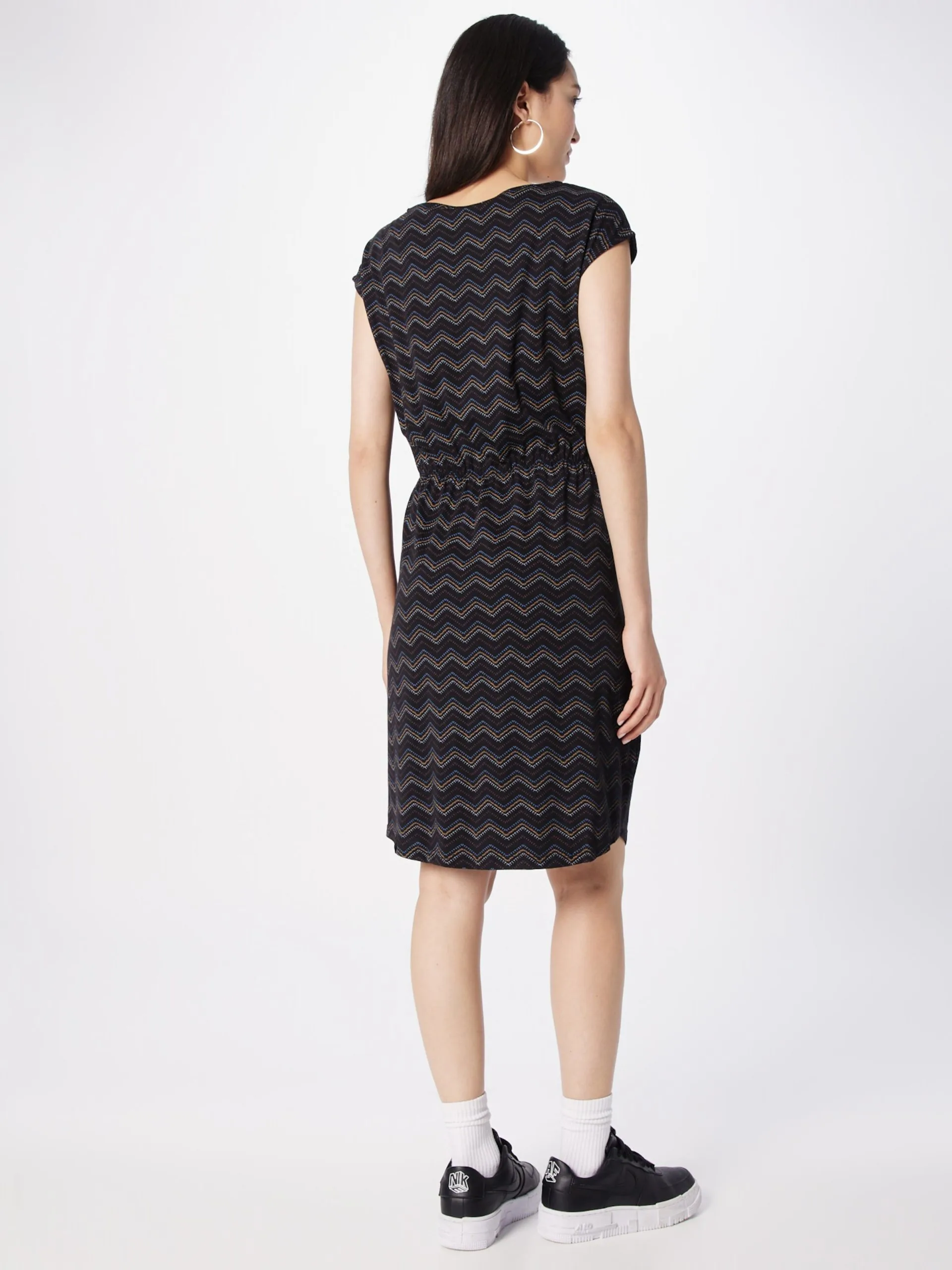 Ragwear Jerseyjurken Jurk LILITHE Dames Zwart 4 Ragwear Jerseyjurken Jurk LILITHE Dames Zwart - Image 4