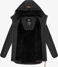 Ragwear Outdoor Jassen Functionele Jas Zuzka Dames Zwart -Ragwear Verkoop 3346758b4c7ba78faf412c7c99ff077e