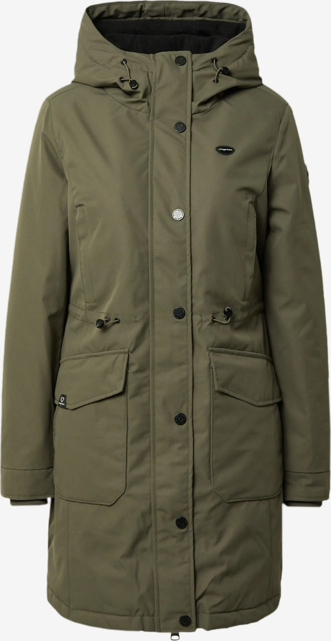 Ragwear Parkas Tussenparka Reloved Remake Dames Olijfgroen 1 Ragwear Parkas Tussenparka Reloved Remake Dames Olijfgroen