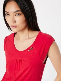 Ragwear Jerseyjurken Jurk Dames Bloedrood -Ragwear Verkoop 3609c10b5beb799af0649bd795c29e8b