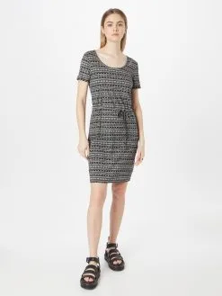 Ragwear Jerseyjurken Jurk PELIADA Dames Zwart -Ragwear Verkoop 36e75af3a91152d329d889132c194570