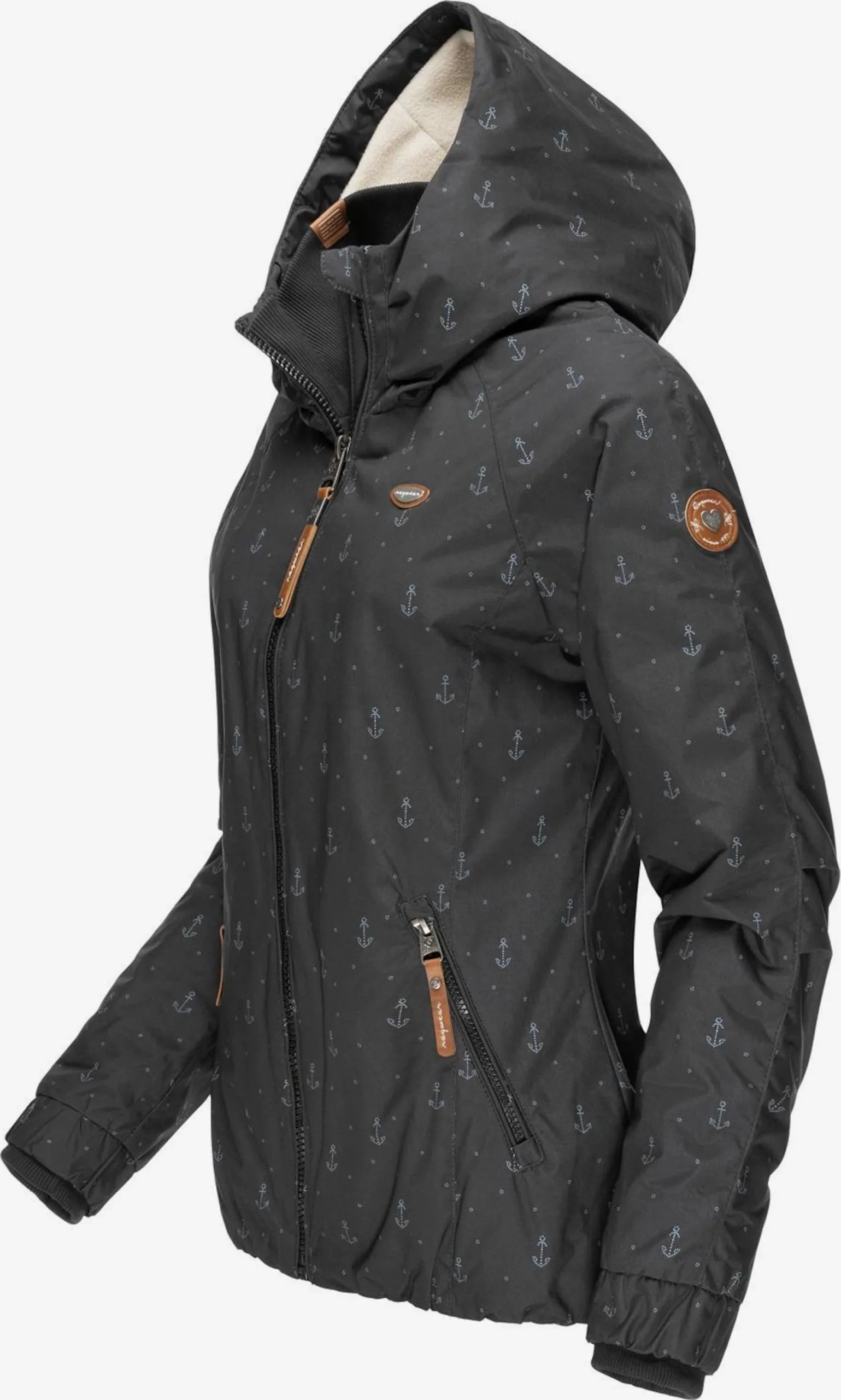 Ragwear Tussenjassen Tussenjas Dizzie Marina Dames Zwart 3 Ragwear Tussenjassen Tussenjas Dizzie Marina Dames Zwart - Image 3