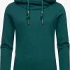 Ragwear Hoodies Sweatshirt Gripy Bold Dames Donkergroen