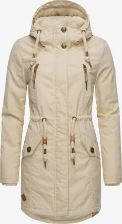 Ragwear Parkas Winterparka Elsie Dames Beige -Ragwear Verkoop 3f4342a588ebaca1d3a6e4f88217a0b4