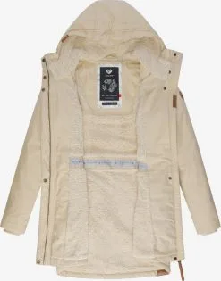 Ragwear Parkas Winterparka Elsie Dames Beige -Ragwear Verkoop 3f55238a1342180a090d39cd9f468d1b