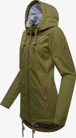 Ragwear Outdoor Jassen Functionele Jas Zuzka Dames Olijfgroen -Ragwear Verkoop 40306f5a321b2f2228a43bc700c544d3