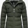Ragwear Winterjassen Winterjas Quantic Dames Olijfgroen