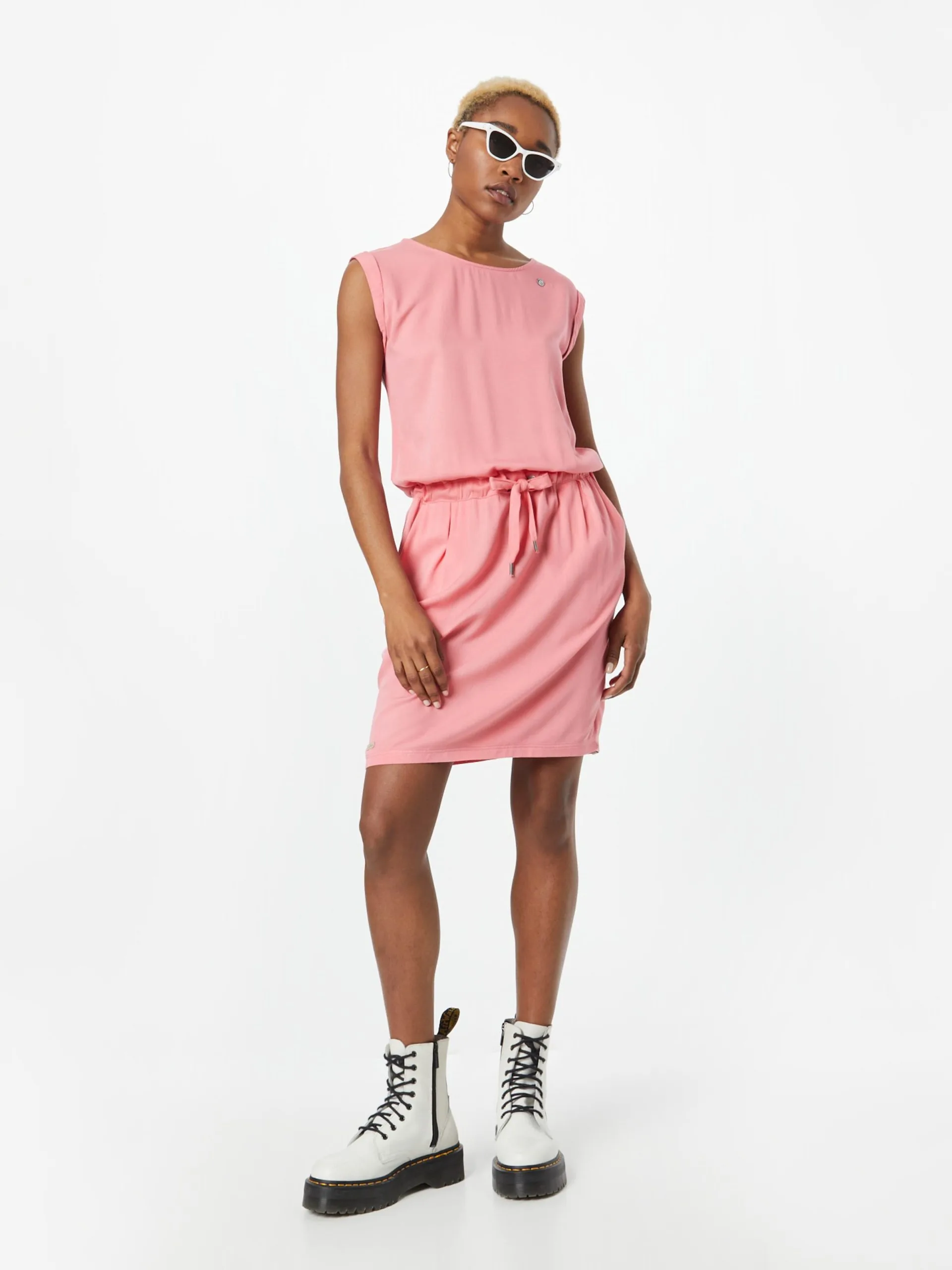 Ragwear Jerseyjurken Jurk MASCARPONE Dames Koraal 5 Ragwear Jerseyjurken Jurk MASCARPONE Dames Koraal - Image 5