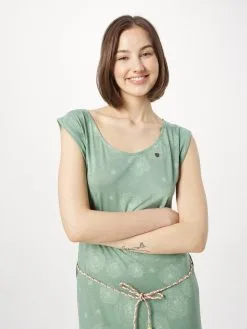 Ragwear Zomerjurken Zomerjurk Dames Groen / Pastelgroen -Ragwear Verkoop 4317a4a74fd6f188d0a5c9cadf153ce5