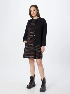 Ragwear Jerseyjurken Jurk VERBY Dames Zwart -Ragwear Verkoop 43535b21c71356e6b665f0761bd0db63