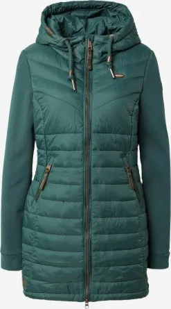 Ragwear Tussenjassen Tussenjas LUCINDA Dames Donkergroen