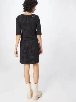 Ragwear Jerseyjurken Jurk TAMY Dames Zwart -Ragwear Verkoop 448680a6a718b52f6fc43707afe40cf6