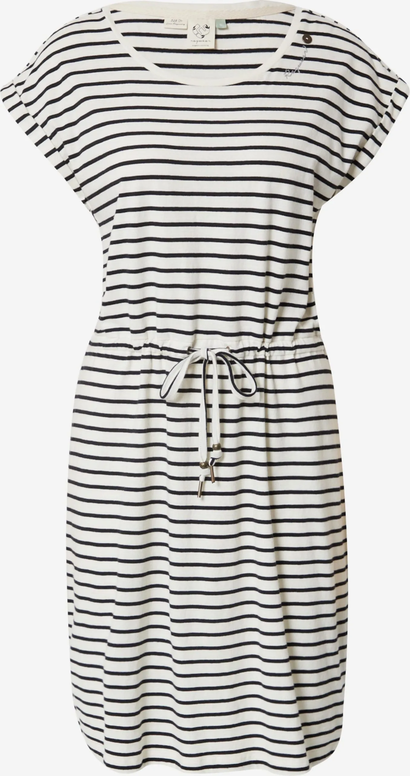 Ragwear Jerseyjurken Jurk MALLORY Dames Offwhite 1 Ragwear Jerseyjurken Jurk MALLORY Dames Offwhite