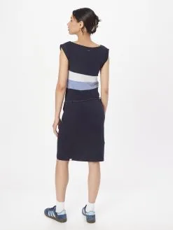Ragwear Jerseyjurken Jurk TARAYA Dames Navy / Lichtblauw -Ragwear Verkoop 48390c4da46f93539662422d9df0dd19