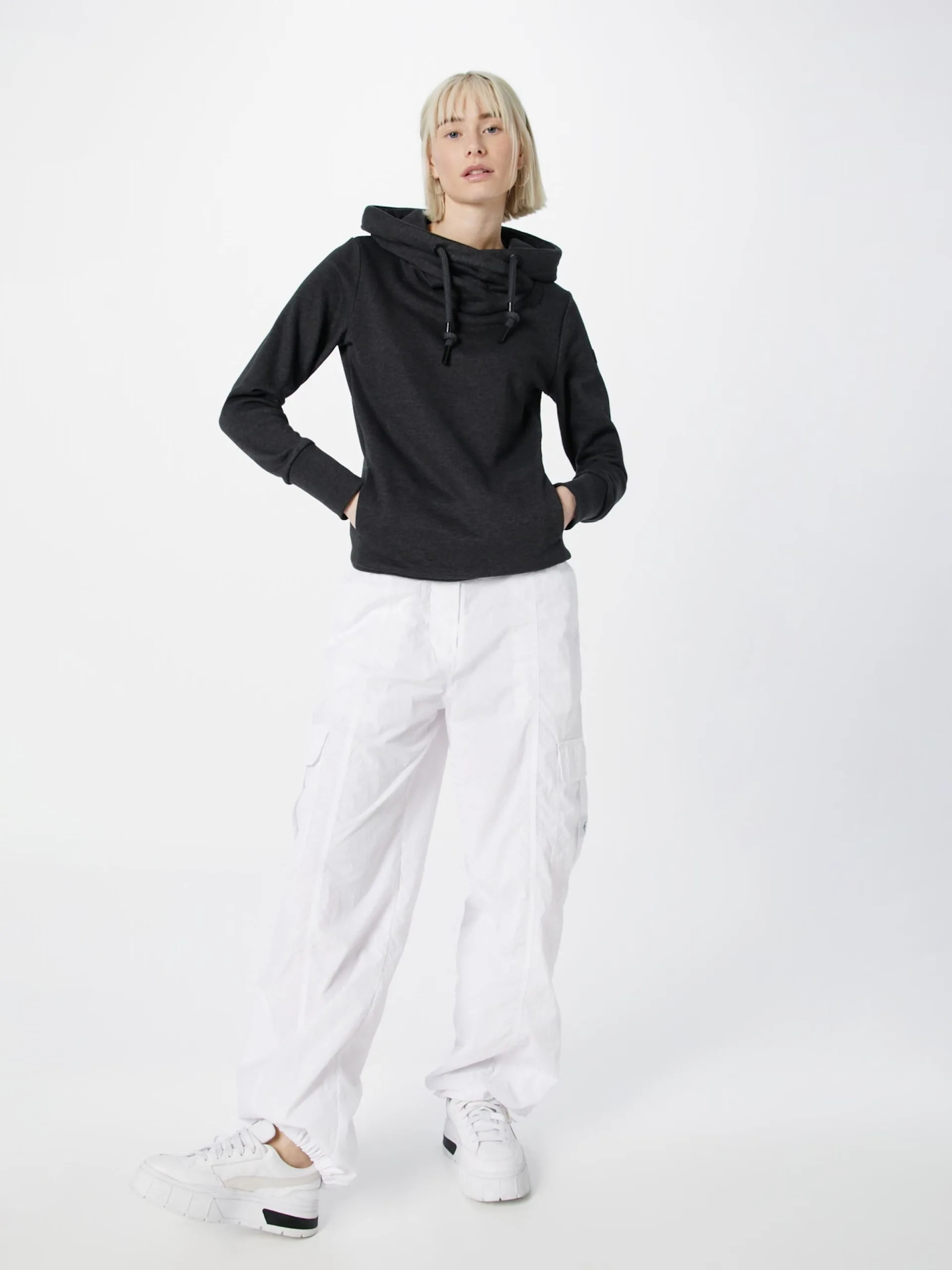 Ragwear Hoodies Sweatshirt GRIPY BOLD Dames Zwart Gemêleerd 5 Ragwear Hoodies Sweatshirt GRIPY BOLD Dames Zwart Gemêleerd - Image 5