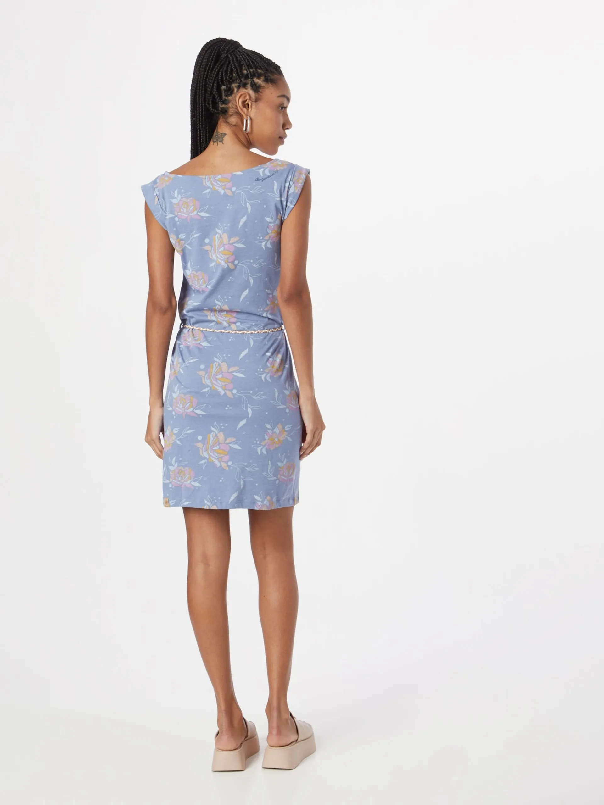 Ragwear Jerseyjurken Jurk TAMMI Dames Smoky Blue / Lichtblauw 4 Ragwear Jerseyjurken Jurk TAMMI Dames Smoky Blue / Lichtblauw - Image 4